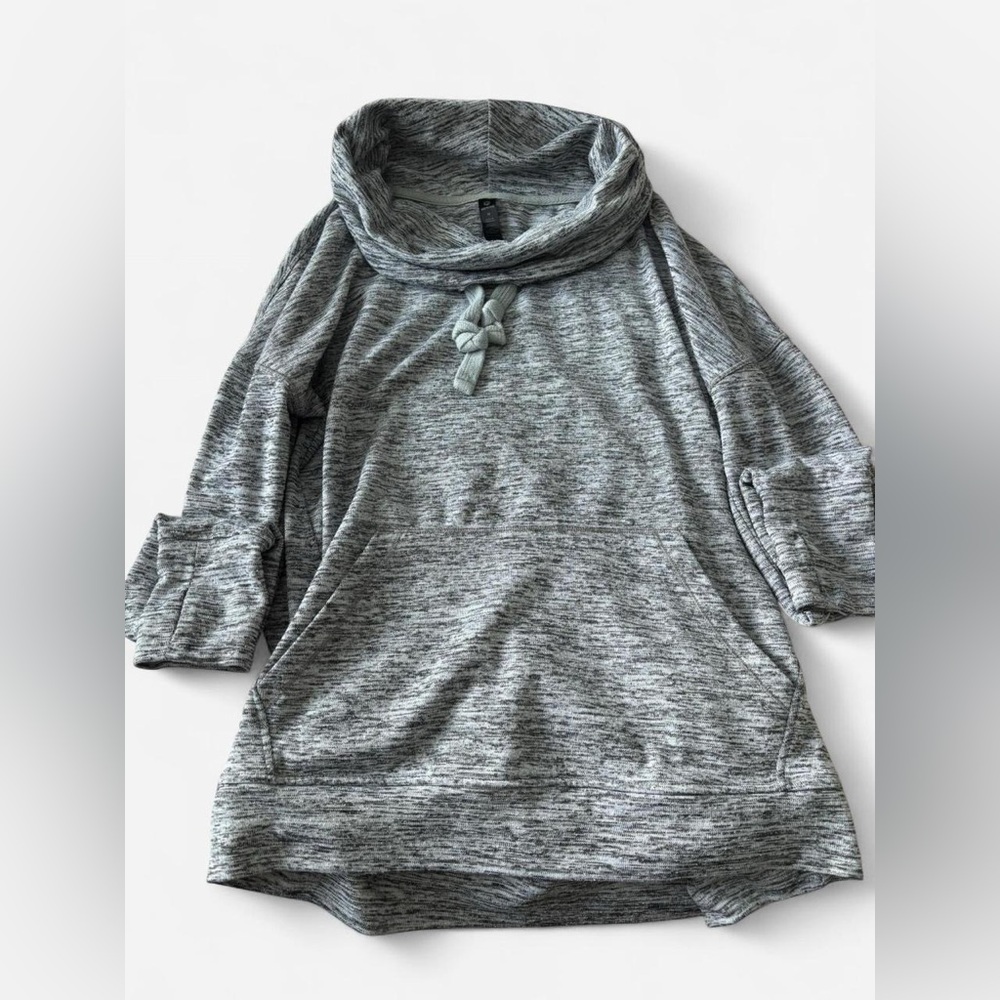 Gray Cowl Neck Sweater